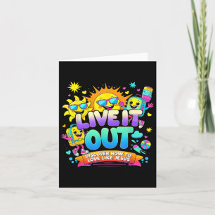 Carte Live It Out Love Like Jesus Vbs Été 2025 Tee
