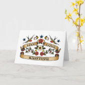 Carte Live Love Tricot (Fleur jaune)
