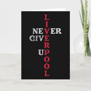 Carte Liverpool Angleterre Uk Football Fans En détresse
