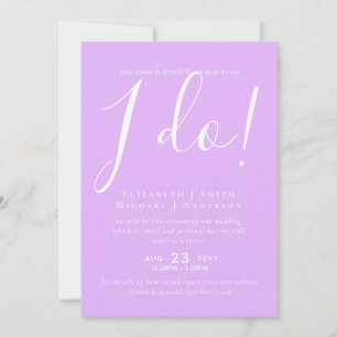 Carte Livestreaming Wedding Invite - Regardez-Nous Dire
