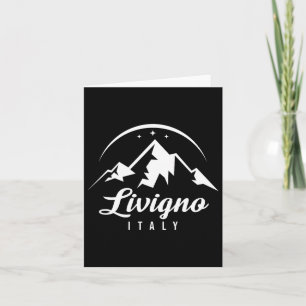 Carte Livigno Italie Station de ski Ski Snowboard Souve