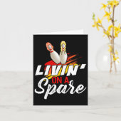 Carte Livin Sur Une Chemise De Bowling De Secours Funny (Fleur jaune)