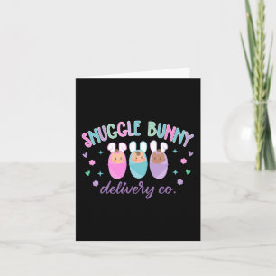Carte Livraison de Bunny Snuggle Co Mère Bébé Joyeux Pâq