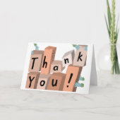 Carte Livraison en boîtes de Merci PERSONNALISÉE (Devant)