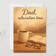 Livre de café pour le moment de détente de papa Ca