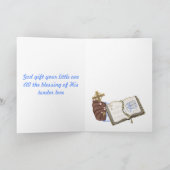 Carte Livre de Christening Garçons (Intérieur)