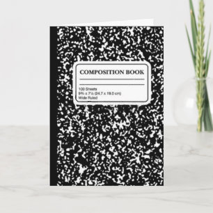 Carte Livre de composition/Étudiant-Enseignant