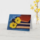 CARTE LIVRE DE FETE DES MERES (Fleur jaune)