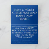 Carte Livre de musique de Noël gros plan (Intérieur)