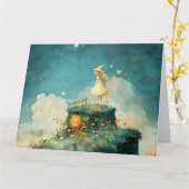 Carte Livre d'histoire Princesse (Fleur jaune)