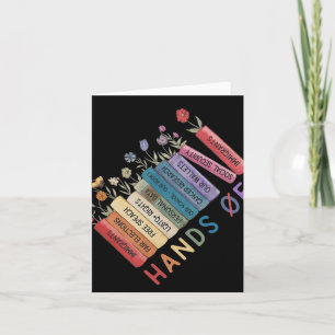Carte Livre Flower Anti Trump Sécurité sociale mains off