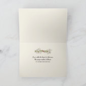 Carte Livre mariage avec marguerites (Intérieur)