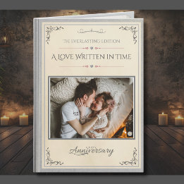 Carte Livre Photo Argent Mari Anniversaire