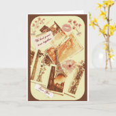 Carte Livre vintage grattage (Fleur jaune)
