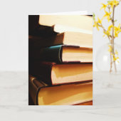 Carte Livres (Fleur jaune)