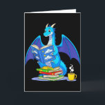 Carte Livres de lecture cool Livre de dragon Amoureux de<br><div class="desc">Livres de lecture cool Livre de dragon Amoureux des livres Ver de livre Hommes Femmes Enfants</div>