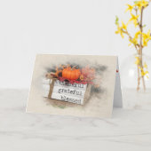 Carte Livres de Thanksgiving pour l'amitié (Fleur jaune)