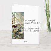 Carte "Livres en hiver " (Dos)