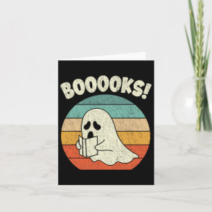 Carte Livres Ghost Halloween Vintage enseignant livre Li