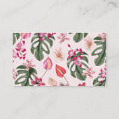 Carte Livres Pink Tropical (Dos)