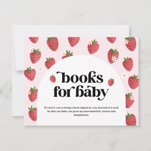 Carte Livres pour bébé Berry Sweet Enclôture Card (Devant)