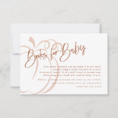 Carte Livres pour bébé Citrouille Boho Baby shower en te (Devant)