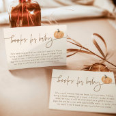 Carte Livres pour Bébé | Fête de Bébé Citrouille d