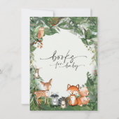 Carte Livres pour bébé Insert Faune de la forêt (Dos)