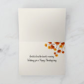 Carte Livres Thanksgiving d'automne (Intérieur)