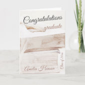 Carte Livres vintages Félicitations Diplômés (Devant)