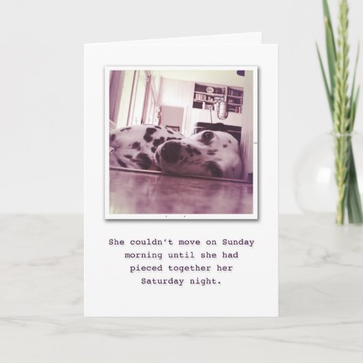 Carte Livrez-vous sur votre anniversaire (Devant)