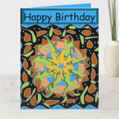 Carte Lizard Mandala (Devant)