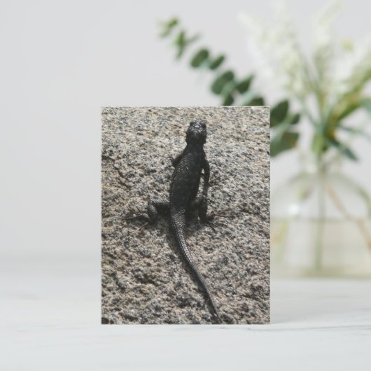 Carte Lizard noir (Debout devant)
