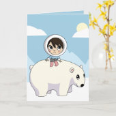 Carte Lizzie et Frosting (Fleur jaune)