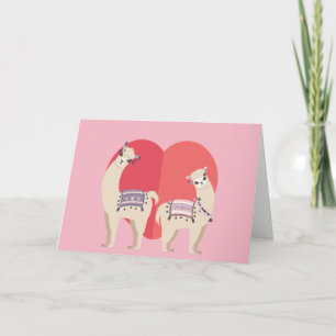 Carte Llama and Alpaca with love