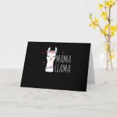 Carte Llama Gift | Mama Llama (Fleur jaune)