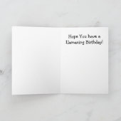 Carte Llama Joyeux Anniversaire (Intérieur)