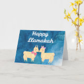 Carte Llamakah heureux (Fleur jaune)