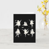 Carte Llet Fantôme Llet Danseur Danse Épouvantable Enfan (Fleur jaune)