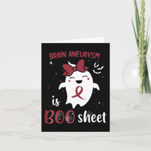 Carte L'neurysme cérébral est Bosheet Halloween Ghost Bu