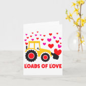 Carte Loads Of Love Toddler Tractor Valentines Day For K (Fleur jaune)