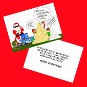 Carte L'obsession de père Noël pour la technologie : les