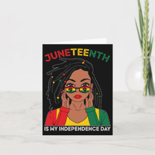 Carte Loc'd Hair Femme noire JunetDix est mon Indépendan