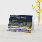 Carte Loch écossais (Fleur jaune)