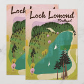 Carte Loch Lamond Écosse (Devant / Derrière)