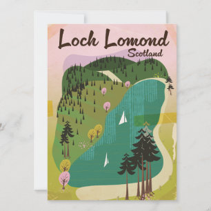 Carte Loch Lamond Écosse