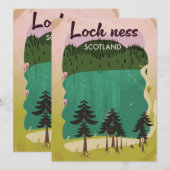 Carte Loch Ness Écosse (Devant / Derrière)