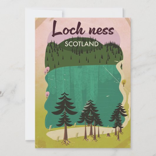 Carte Loch Ness Écosse (Devant)