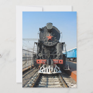 Carte Locomotive à vapeur russe P-0001 Victory (Pobeda).