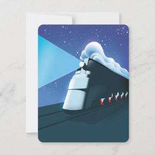 Carte Locomotive Art Déco